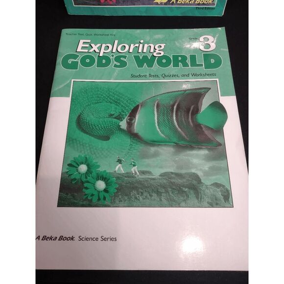 Exploring God's World Grade 3 -3rd Ed., Abeka - Student / Teacher Test/Quiz Key - Picture 2 of 3